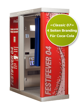 Machine mit Coca-Cola Branding